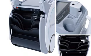 Convenient bin to carry with a large storage capacity